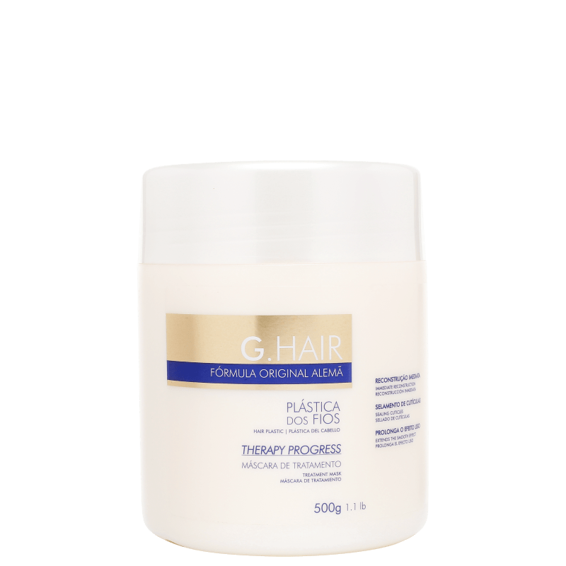 G. Hair Therapy Progress Reconstrução Imediata - Máscara de Tratamento 500g