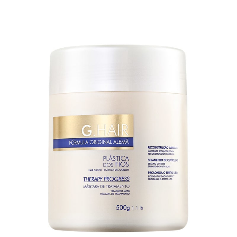 G. Hair Therapy Progress Reconstrução Imediata - Máscara de Tratamento 500g