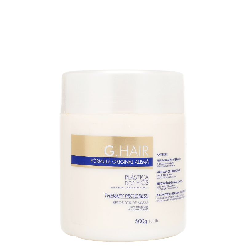 G. Hair Therapy Progress Repositor de Massa - Máscara de Tratamento 500g