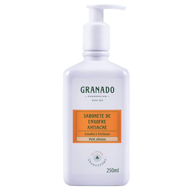 Granado Granaderma Oil-Control Sabonete de Enxofre Antiacne - Sabonete Líquido 250ml