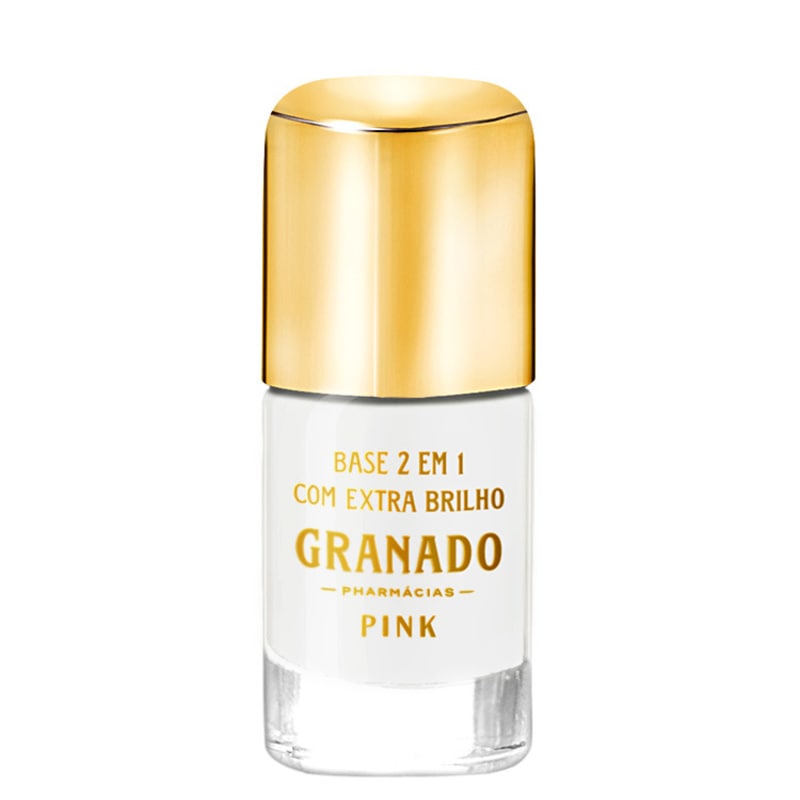 Granado Pink 2 em 1 com Extra Brilho - Base Incolor para Unhas 10ml
