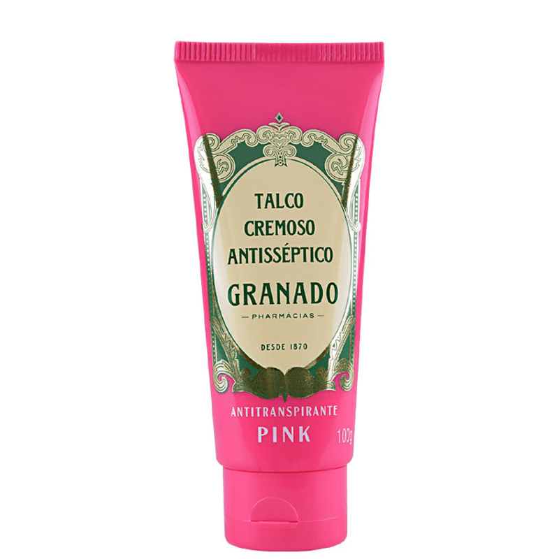 Granado Pink Talco Cremoso Antisséptico - Creme Anti-Transpirante 100g