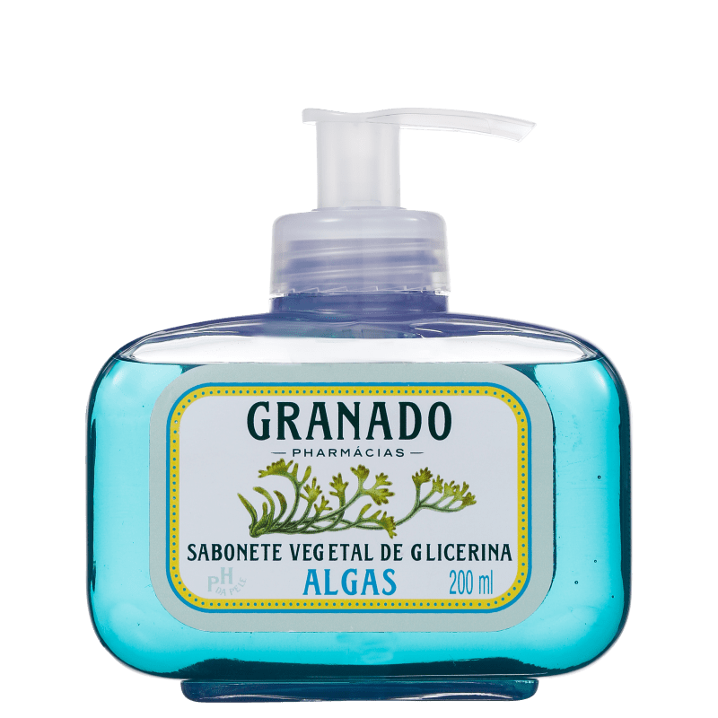Granado Sabonete Vegetal de Glicerina e Algas - Sabonete Líquido 200ml