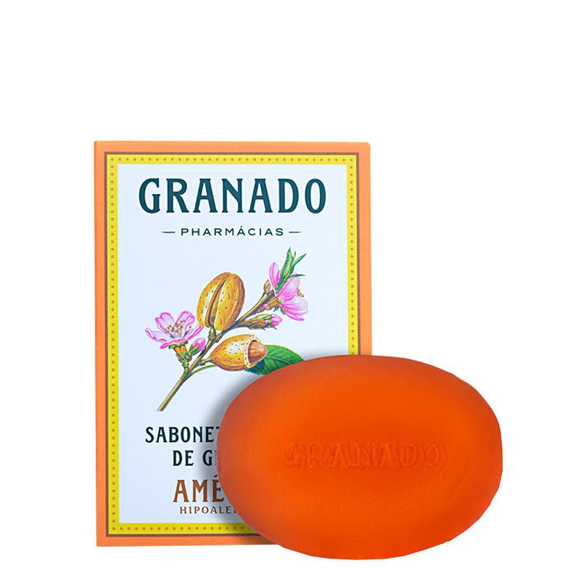 Granado Sabonete Vegetal de Glicerina e Amêndoas - Sabonete em Barra 90g