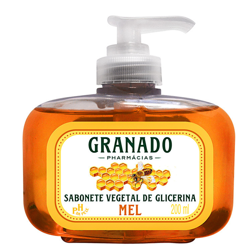 Granado Sabonete Vegetal de Glicerina e Mel - Sabonete Líquido 200ml
