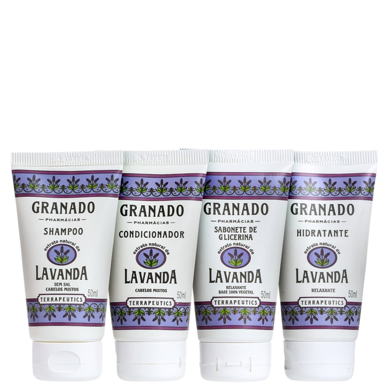 Kit Banho Granado Terrapeutics Lavanda (4 produtos)