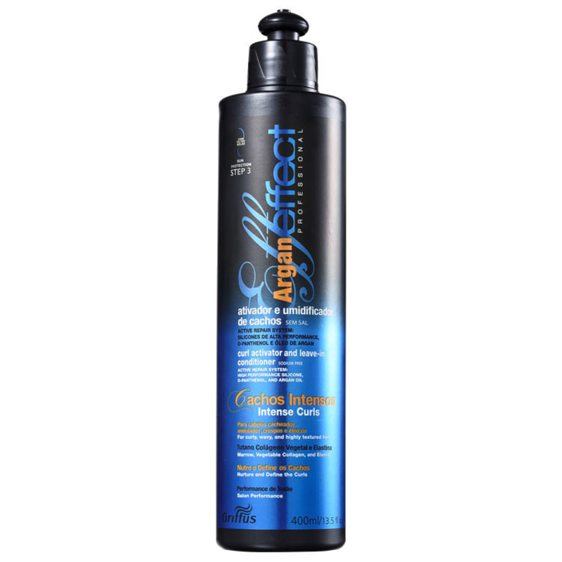 Griffus Argan Effect - Ativador e Umidificador de Cachos 400ml