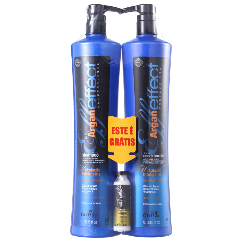 Griffus Argan Effect - Trio Kit (3 Produtos)