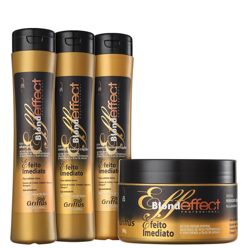 Griffus Blond Effect Complete Kit (4 Produtos)
