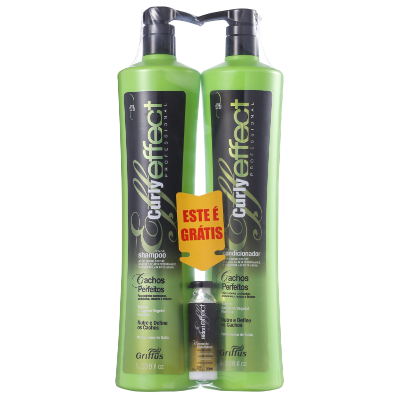 Griffus Curly Effect - Trio Kit (3 produtos)