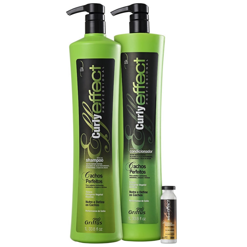 Griffus Curly Effect - Trio Kit (3 produtos)