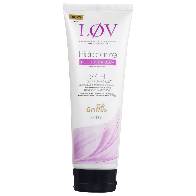 Griffus Lov Pele Extra Seca - Hidratante Corporal 240ml