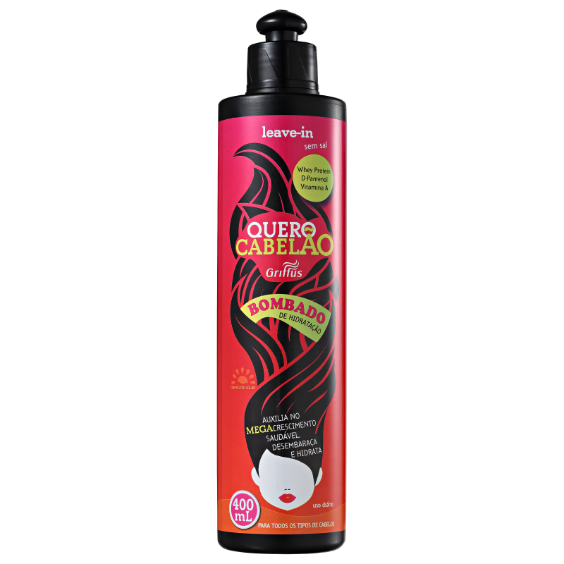 Griffus Quero Cabelão Bombado - Leave-in 400ml