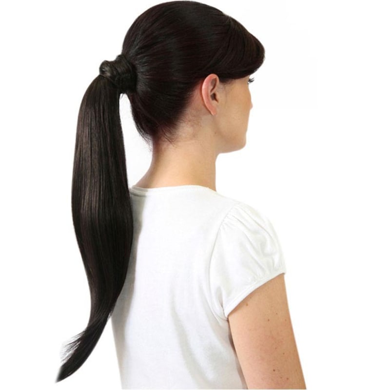 Hairdo Rabo de Cavalo Liso - Castanho Super Escuro 46Cm