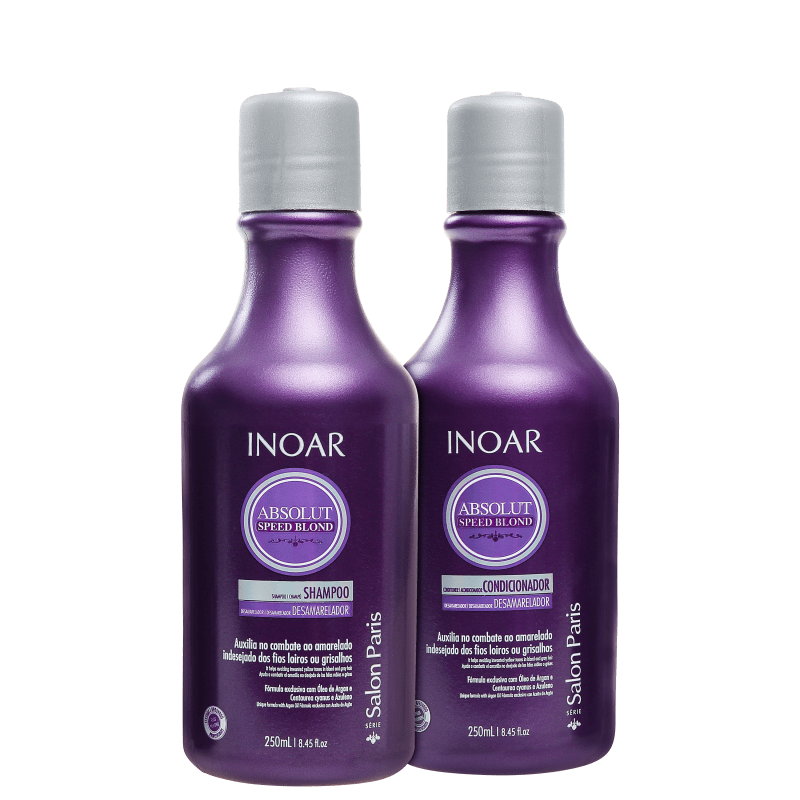 Inoar Absolut Speed Blond Duo Violet Kit (2 Produtos)
