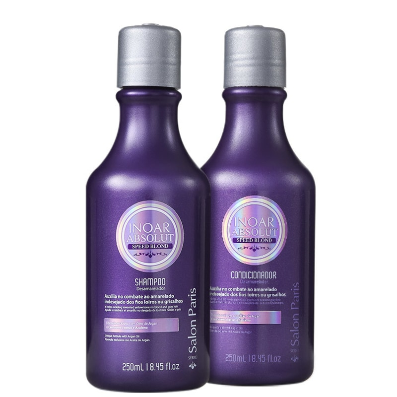 Inoar Absolut Speed Blond Duo Violet Kit (2 Produtos)
