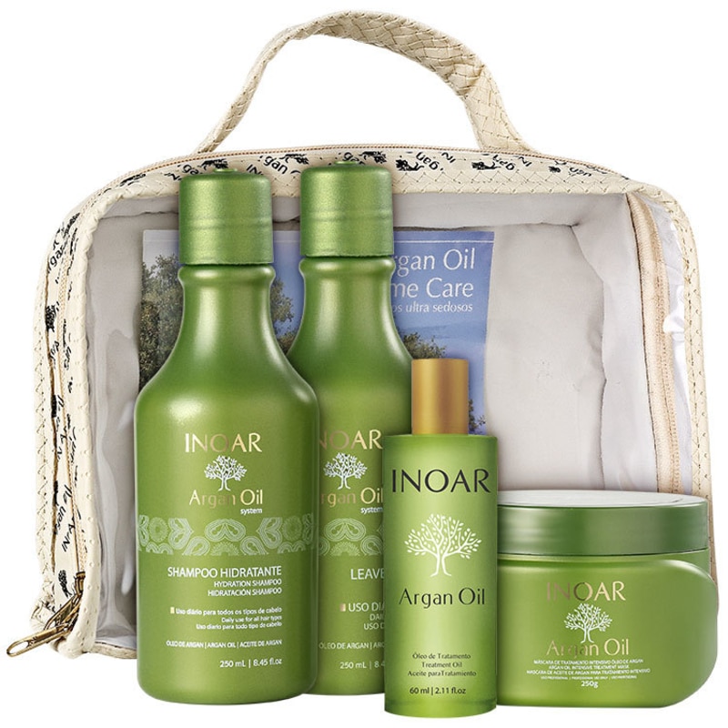 Inoar Argan Oil Home Care Kit (4 Produtos)