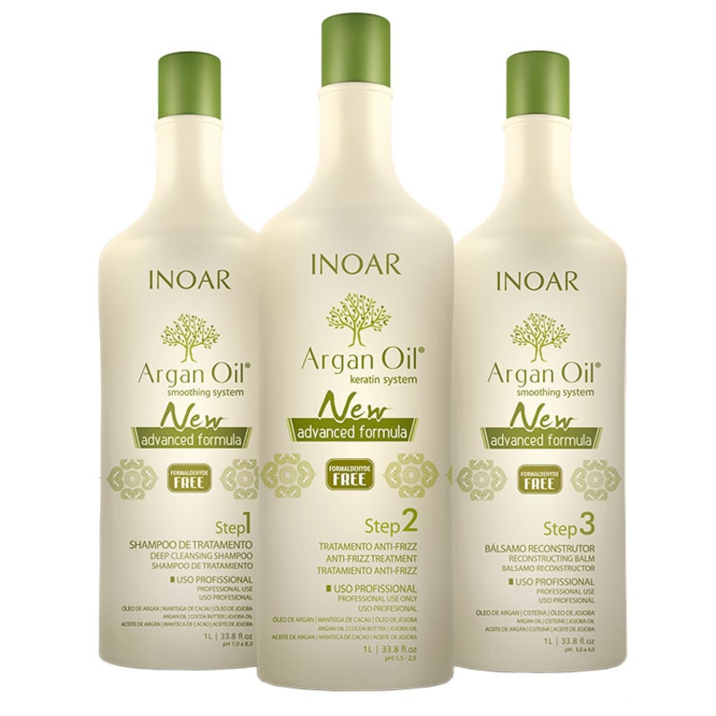 Inoar Argan Oil System Kit (3 Produtos)