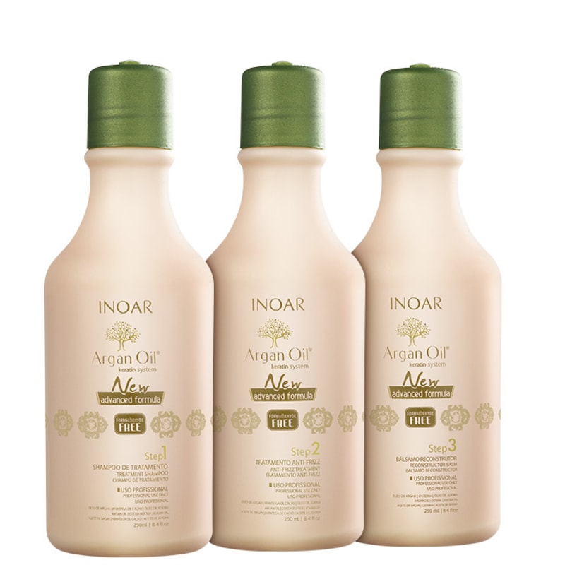 Inoar Argan Oil System Trio Kit (3 Produtos)