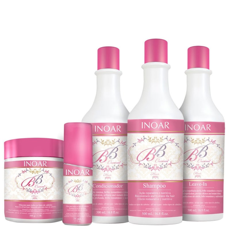 Inoar BB Cream Hair Full Healing Kit (5 Produtos)