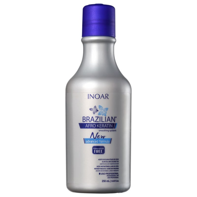 Inoar Brazilian Afro Keratin Smoothing System - Redutor de Volume 250ml