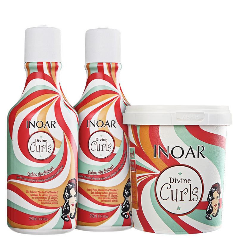 Inoar Divine Curls Trio Kit (3 produtos)