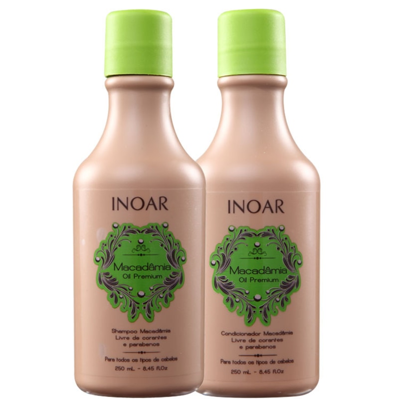 Inoar Macadâmia Oil Premium Kit de Tratamento Diário - 250ml (2 Produtos)