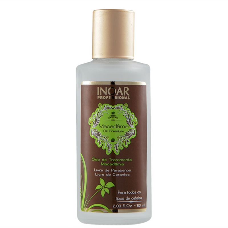 Inoar Macadamia Oil Premium - Óleo de Tratamento 60ml