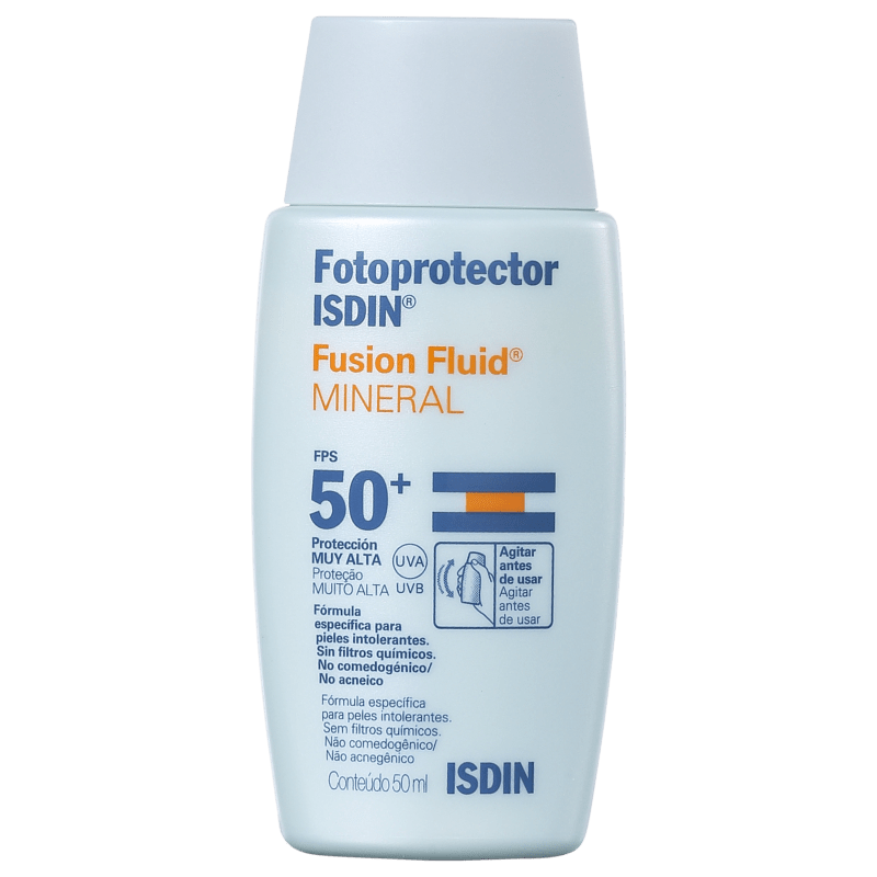 ISDIN Fotoprotector Fusion Fluid Mineral FPS 50 - Protetor Solar Facial 50ml