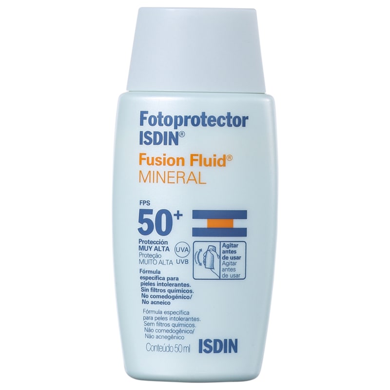 ISDIN Fotoprotector Fusion Fluid Mineral FPS 50 - Protetor Solar Facial 50ml