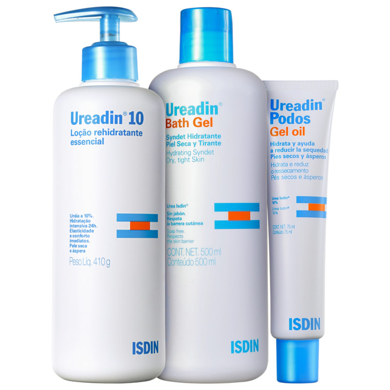 Kit ISDIN Ureadin Hidratação Pele Seca (3 produtos)