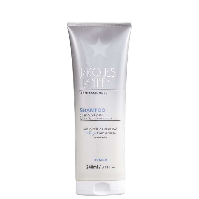Jacques Janine Professionnel Exclusivo para Homens Cabelo & Corpo - Shampoo 240ml