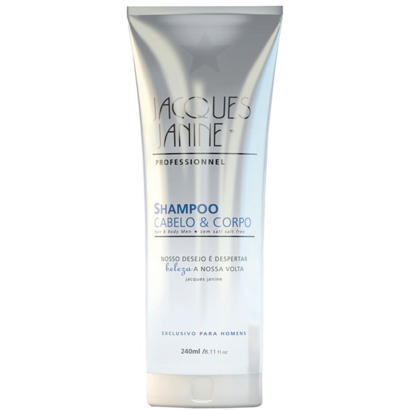 Jacques Janine Professionnel Exclusivo para Homens Cabelo & Corpo - Shampoo 240ml
