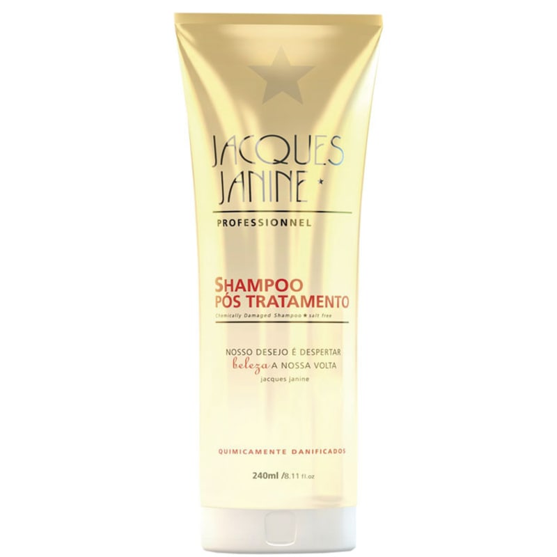 Jacques Janine Professionnel Pós Tratamento Quimicamente Danificados - Shampoo 240ml