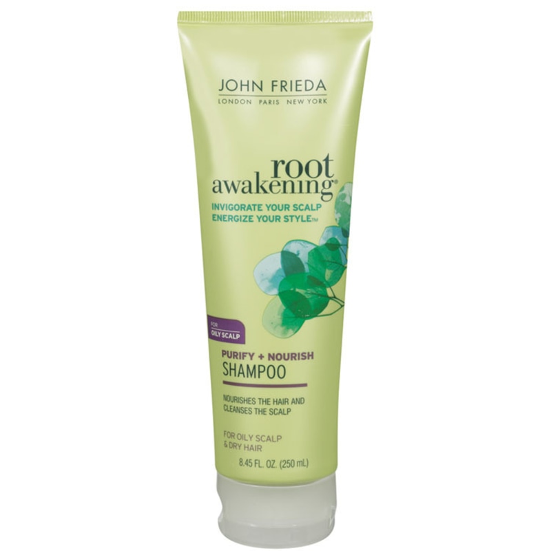 John Frieda Root Awakening Purify + Nourish Shampoo for Oily Scalp - Shampoo 250ml