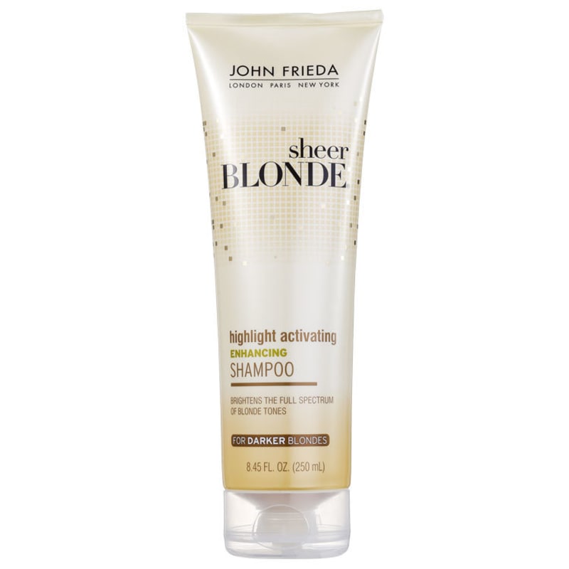 John Frieda Sheer Blonde Highlight Activating Enhancing Shampoo Darker Blondes - 250ml