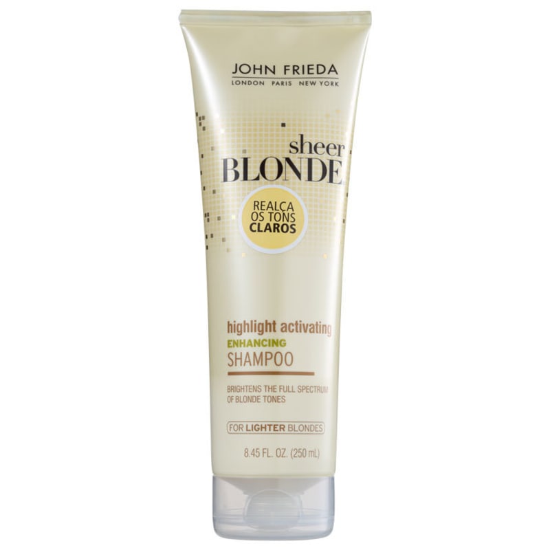 John Frieda Sheer Blonde Highlight Activating Enhancing Shampoo Lighter Shades - 250ml
