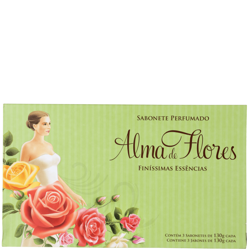 Kit Alma de Flores Finíssimas Essências - Sabonetes em Barra 3x130g