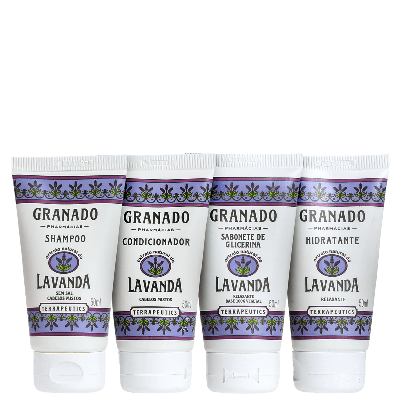 Kit Banho Granado Terrapeutics Lavanda (4 produtos)