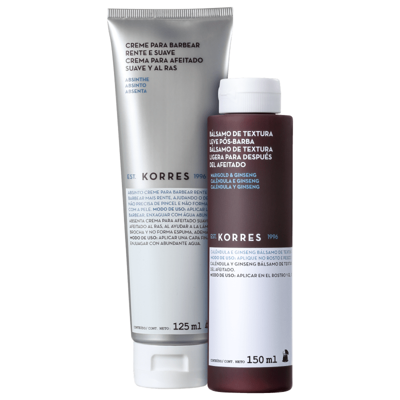 Kit Barba Korres Absinthe Marigold (2 produtos)