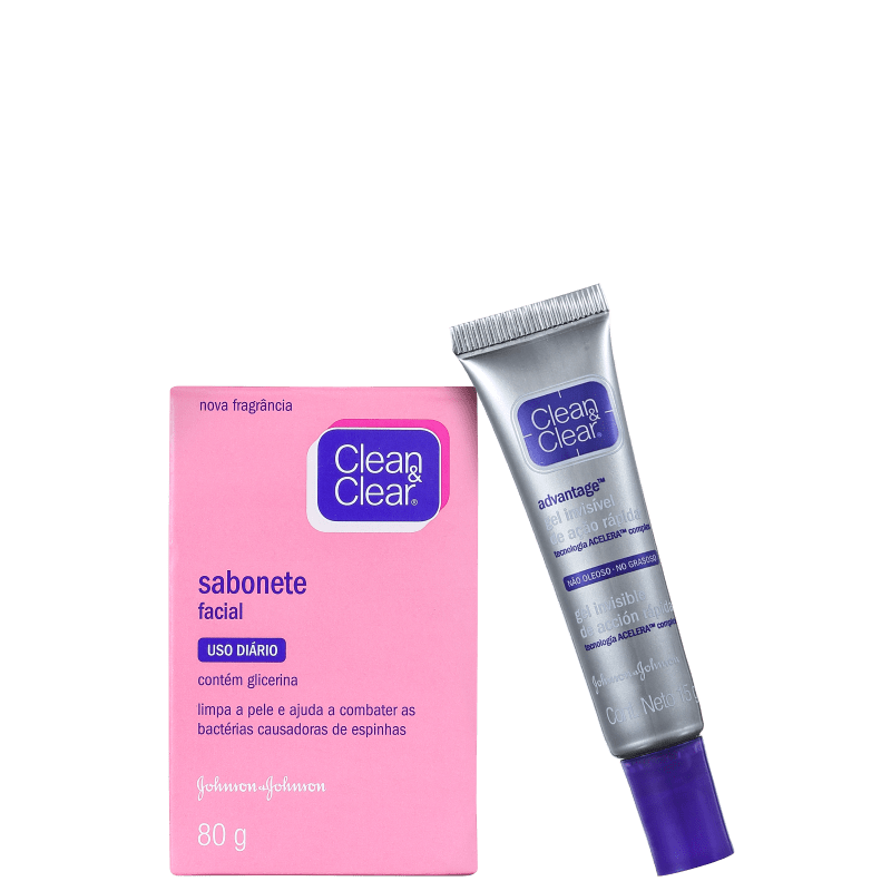 Kit Clean & Clear Antiacne Diário (2 produtos)
