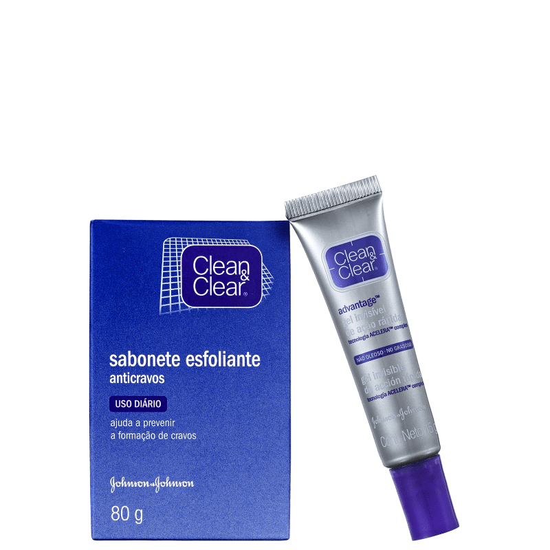 Kit Clean & Clear Anticravo Diário (2 produtos)