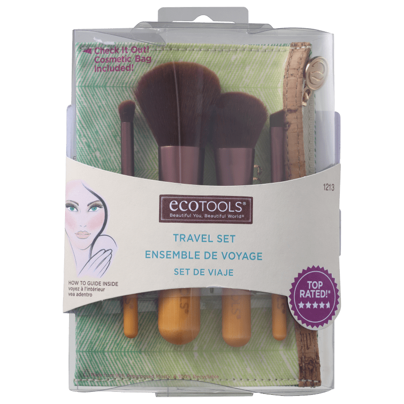 Kit de Pincéis Ecotools Five Piece Mineral (4 produtos)