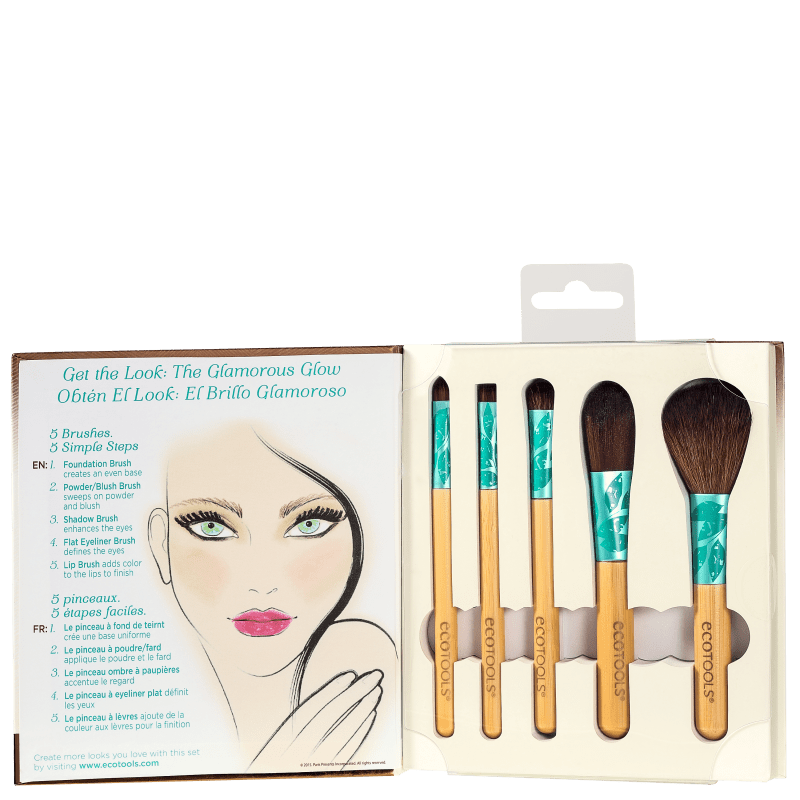 Kit de Pincéis Ecotools Lovely Looks Five Piece (5 produtos)