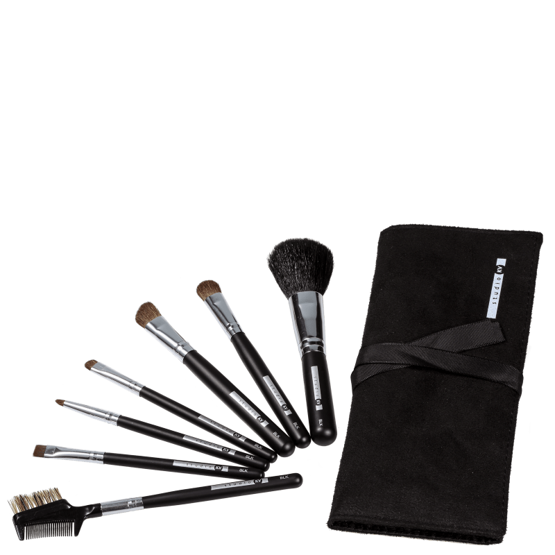Kit de Pincéis Studio KV BLK-01 (7 Produtos)