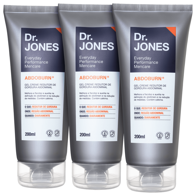 Kit Dr. Jones Abdoburn Triplo (3 produtos)