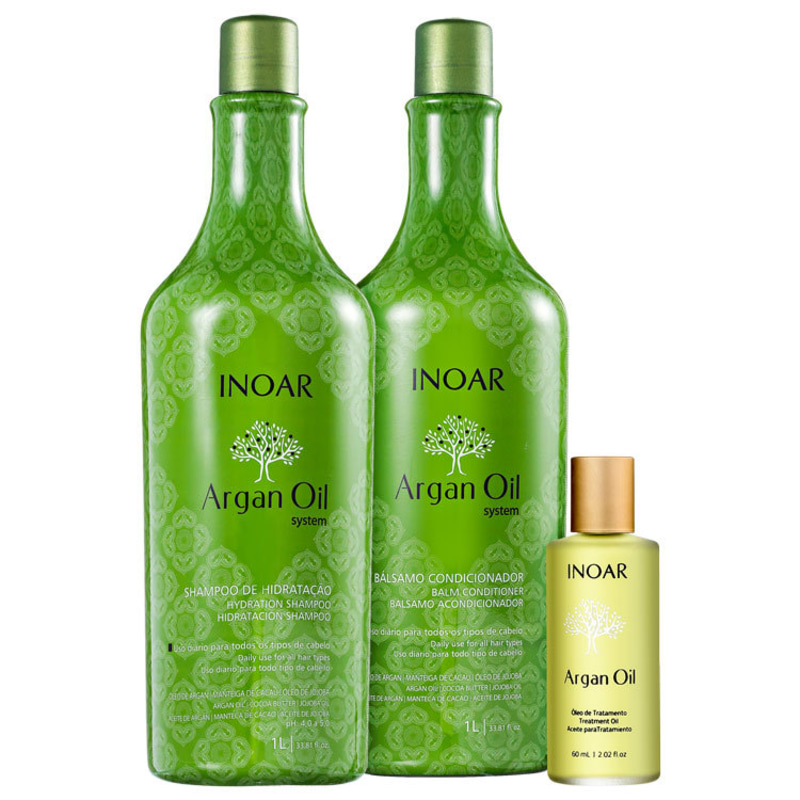 Kit Inoar Argan Oil Finalização (3 produtos)