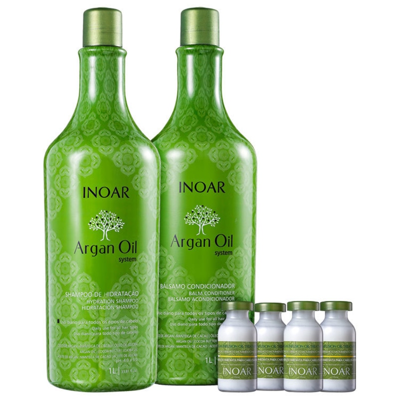 Kit Inoar Argan Oil Infusion (3 produtos)