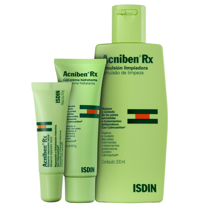 Kit ISDIN Acniben Rx Fim da Acne (3 produtos)