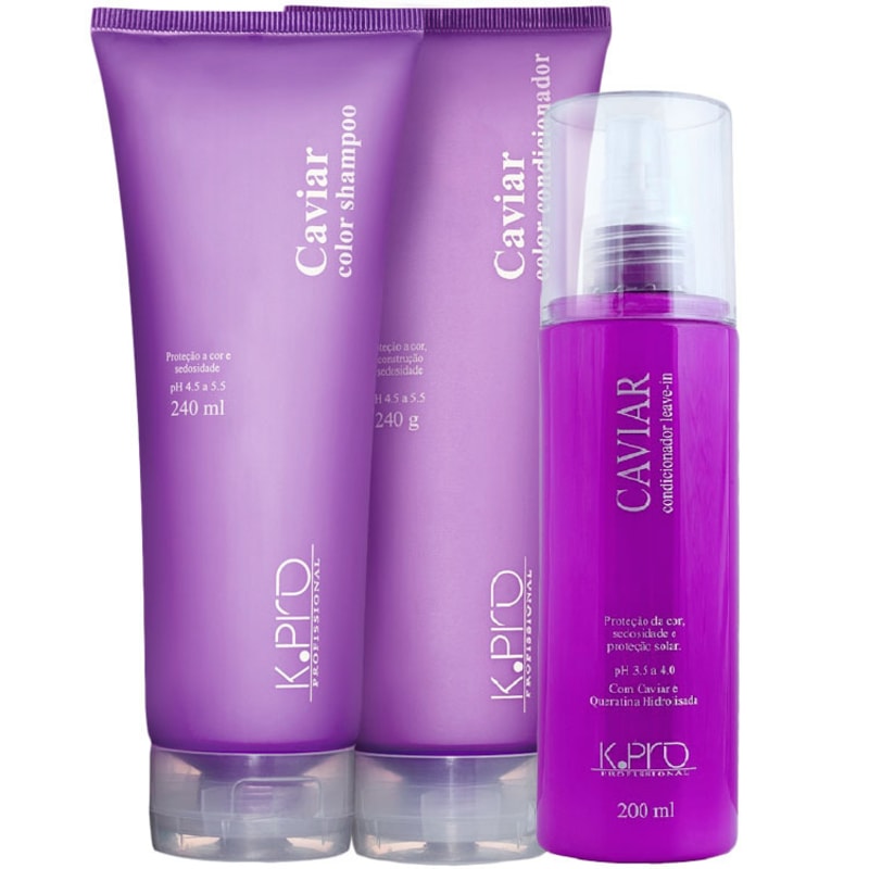 Kit K.Pro Caviar Cabelos Finos (3 Produtos)